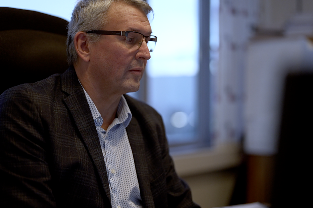 Rolf Schei, økonomidirektør i grossistvirksomheden Maske